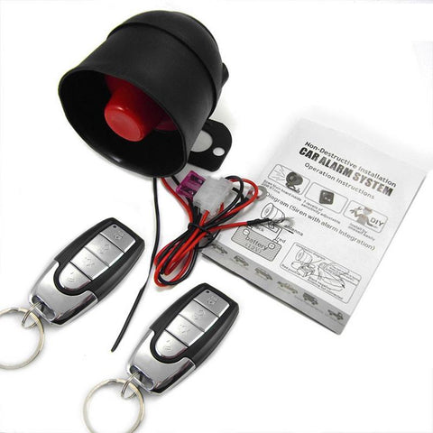 12V Universal Car Smart Alarm M810-8115 One Way Car Alarm Device-AM00582-Veeddydropshipping