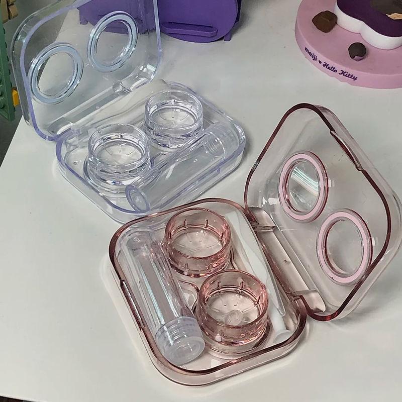 Contact Lenses Case Plastic Include Tweezers-BH00833-Veeddydropshipping