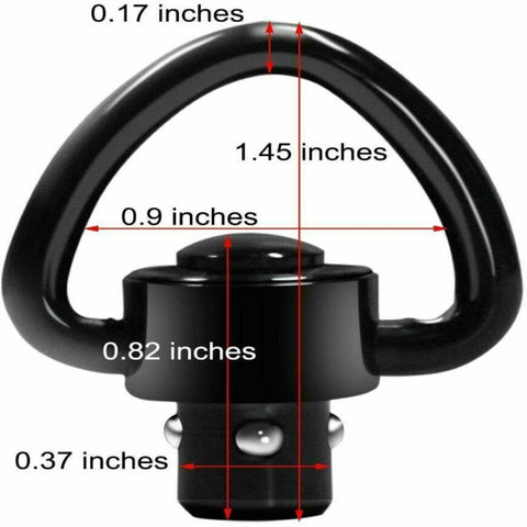 Version Rifle Sling Rail Swivel Swivels Hunting Accessories-HA00083-Veeddydropshipping