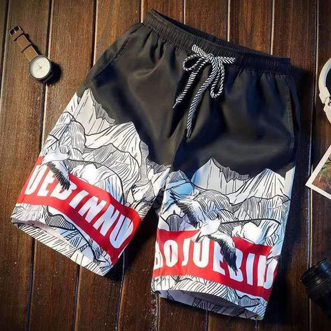 Women/Men Summer Beach Shorts Boys Swimsuit Shorts Men Five-point Pants -OS00184-Veeddydropshipping