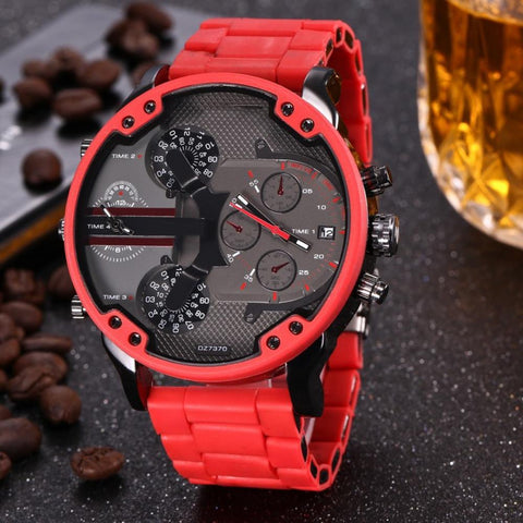 Watch New Fashion Individual Silicone Belt White Quartz Clock -JW00807-Veeddydropshipping