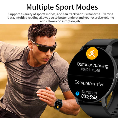 2022 Smart Watch Men Women Full Touch Screen Sport Fitness Watch -CE00535-Veeddydropshipping
