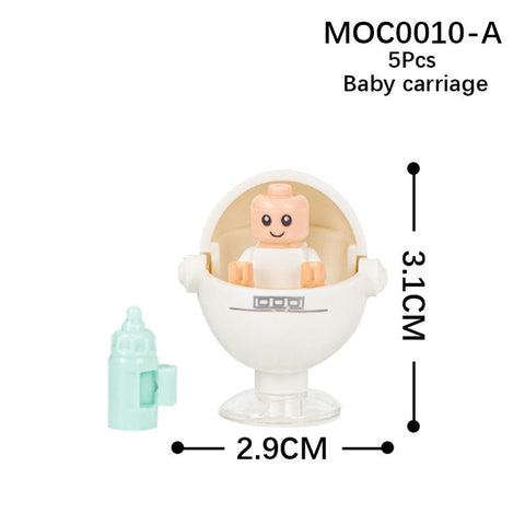 Compatible City MOC Building Blocks Bricks Parts Furniture Kits Kids-TB01500-Veeddydropshipping
