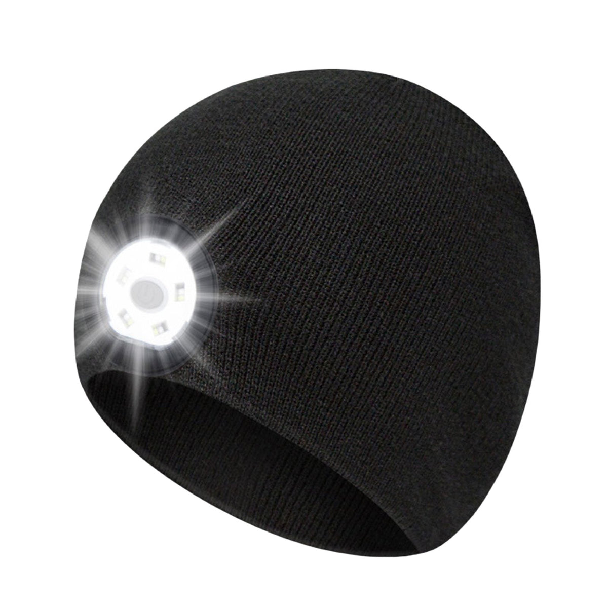 LED Beanie Hat with Light Unisex USB Rechargeable Lamp Hats Hands Free-OS01151-Veeddydropshipping