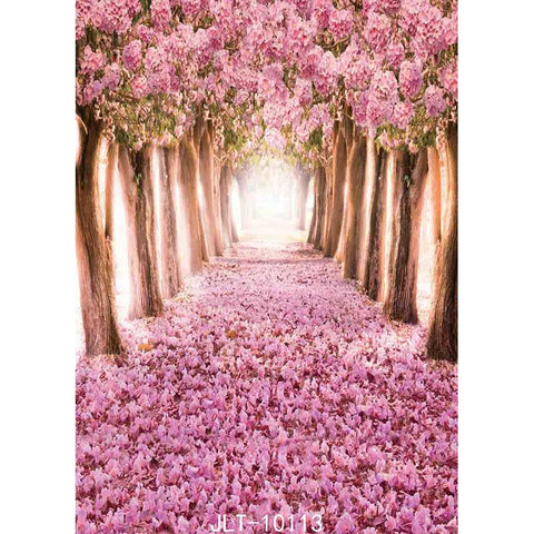Art Fabric Photography Backdrops Props Flower Landscape Wooden Floor  Photo -CE00303-Veeddydropshipping