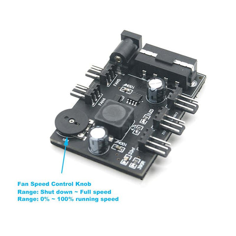 Computer PC Case CPU   cooling fan speed temperature controller-CO00258-Veeddydropshipping