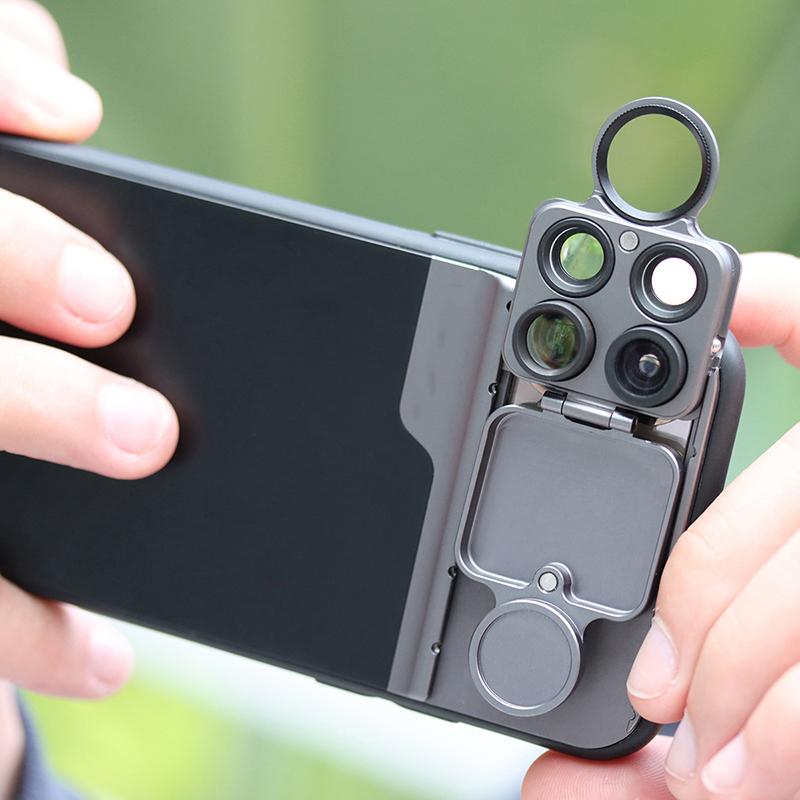 5 in 1 Phone Lens Kit 20X Super Macro Lens CPL Fisheye Telephoto Lens-PA00669-Veeddydropshipping