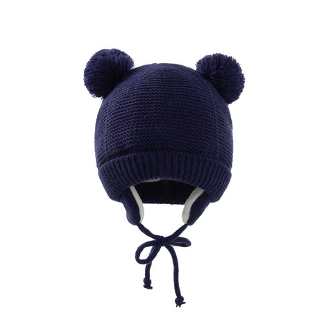 Winter Baby Stuff Hat for Boy Girls Accessories Knited Cap Kids Hat Fleece-TB00457-Veeddydropshipping