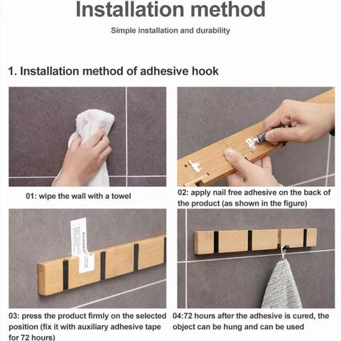 Clothes Shelf Towel Coat Hook Wall Hangers-HA01739-Veeddydropshipping
