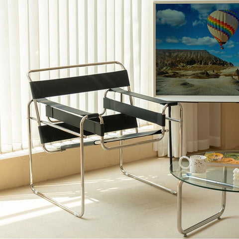 Lazy Sofa Vasily Nordic Saddle Leather One Table-HA01582-Veeddydropshipping