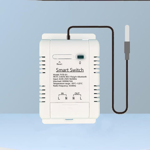 Tuya Smart Switch WiFi Switch Wireless Control Temperature Monitoring-TI01009-Veeddydropshipping