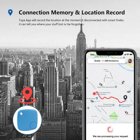 Mini Pets Bluetooth Finder Wireless Alarm Smart Tag GPS Locator Real-AM00731-Veeddydropshipping