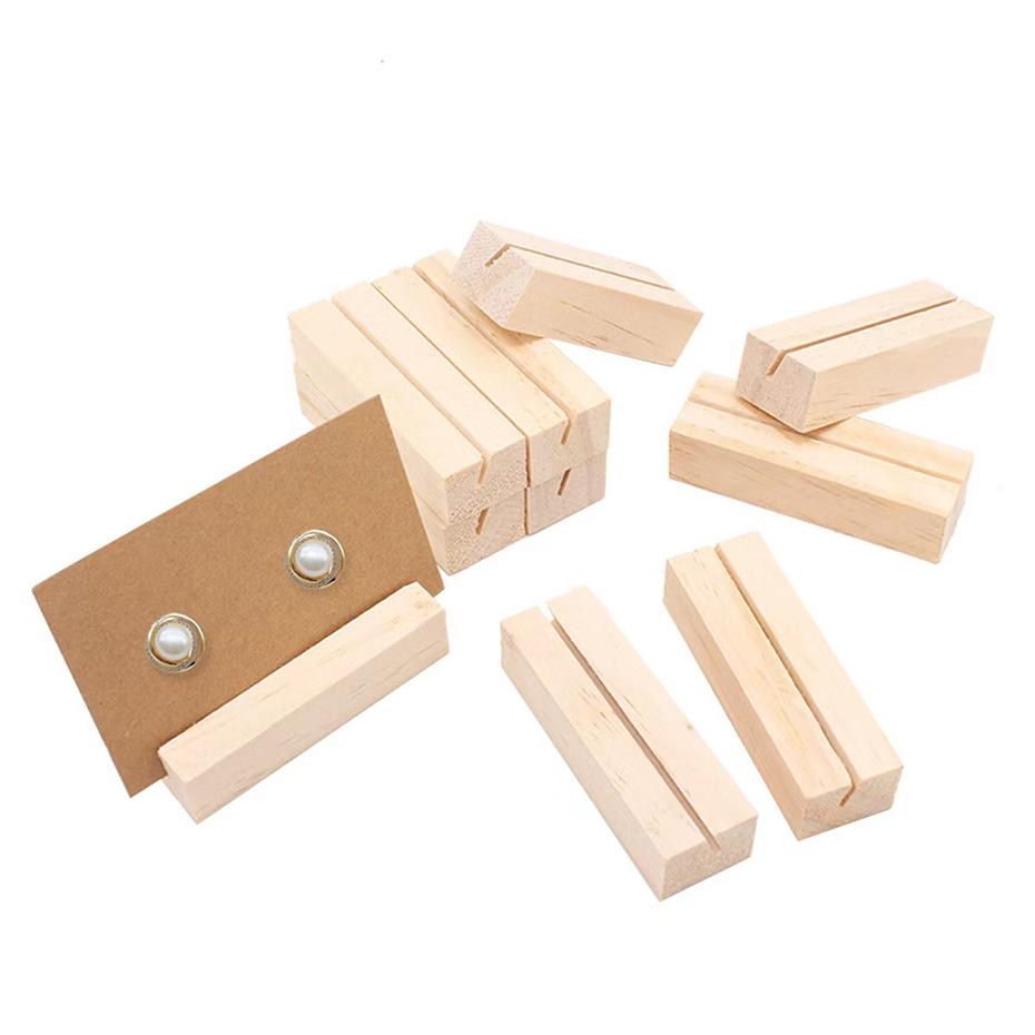 Jewelry Display Wooden Base Stands Holders Earring Cards-JW01677-Veeddydropshipping