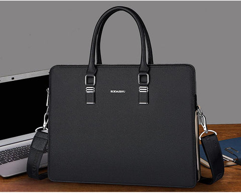 Briefcase Bag 14-Inch Laptop Bag Handbag Large Capacity-BS00454-Veeddydropshipping