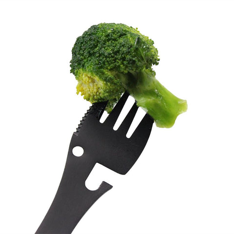 Steel Fork Picnic Camp Multifunctional Tableware Utensils Bottle-OS01241-Veeddydropshipping