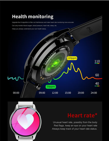 Smartwatch Bluetooth Watches Women Fitness Bracelet Custom-JW01161-Veeddydropshipping