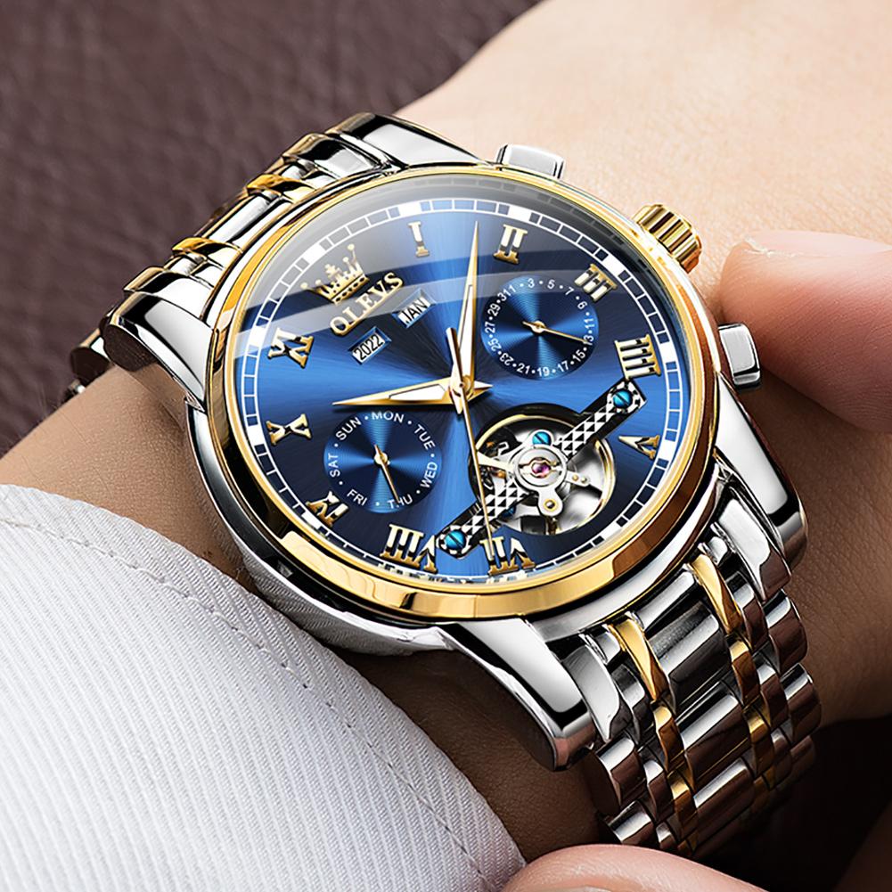 Mechanical Watches Automatic Watch Men Stainless Steel -JW00614-Veeddydropshipping