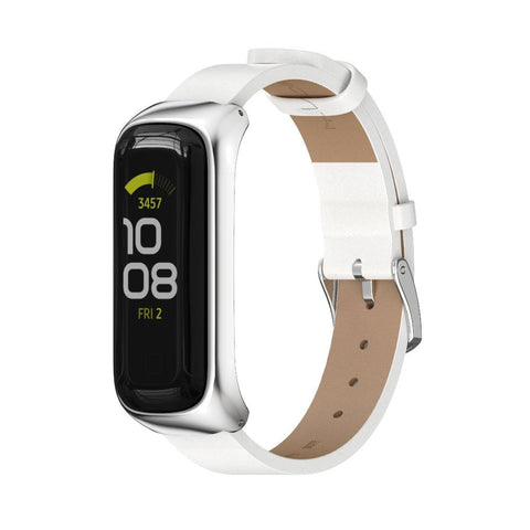 For Samsung Galaxy Fit 2 Straps Leather Bracelet Soft Silicone Sport Band -CE00521-Veeddydropshipping