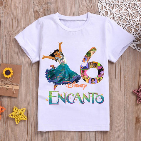 Encanto Mirabel Kids T-Shirts Disney Birthday Number 1-10 T Shirts-TB00942-Veeddydropshipping