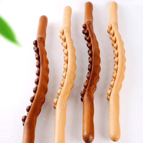 Needle Massage Tendons Beech Wood Scraping Stick Point-BH01463-Veeddydropshipping