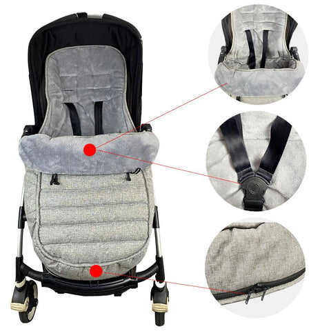 Baby Stroller Warm Footmuff Windproof Sleepsack For Bugaboo Bee5-TB00411-Veeddydropshipping