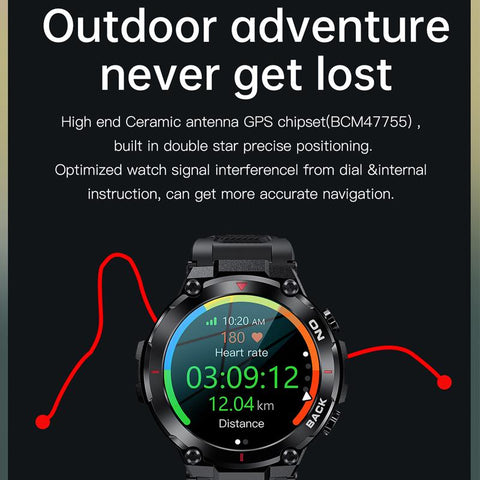 Smart Watch Men Outdoor Sports Watches Waterproof-JW00834-Veeddydropshipping