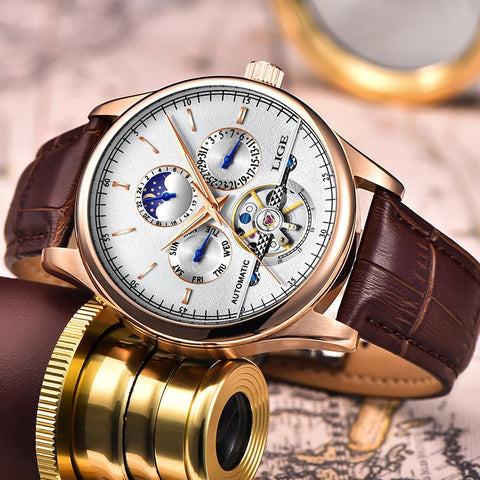 Watches Automatic Mechanical Watch Tourbillon Sport Clock -JW00605-Veeddydropshipping