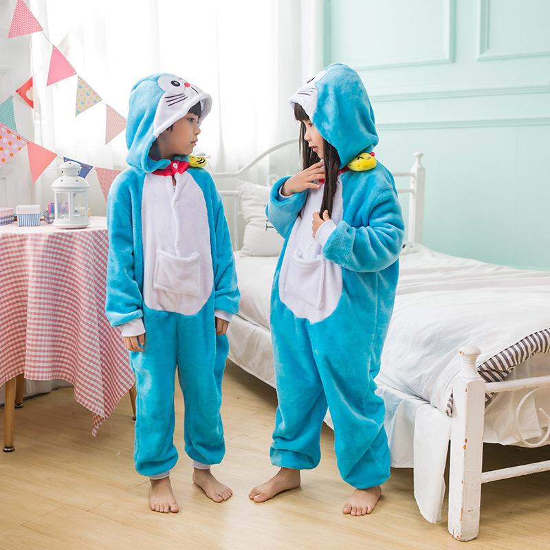 Kids Kigurumi Panda Pajamas Bear Children Baby Animal Overalls Jumpsuit-TB01041-Veeddydropshipping