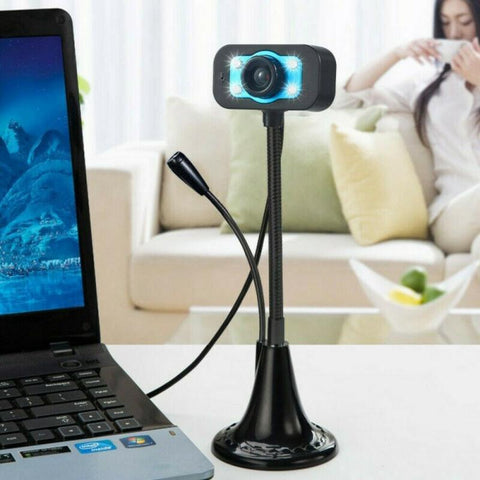 Web Cameran Microphone  Video Calling Conferencing Work-CO00250-Veeddydropshipping