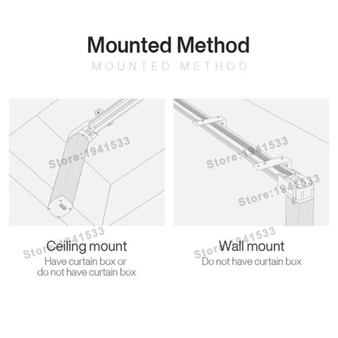 Smart Curtain Track Private Custom Electric Curtain Rail motorized Curtain-TI01059-Veeddydropshipping