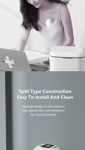 Wearable Breast Pump Silent Hands Free  LED Automatic Electric Milker Portable-TB00669-Veeddydropshipping