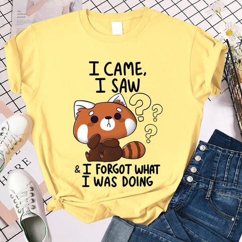 Forgot What I Was Doing Tee Shirts Short