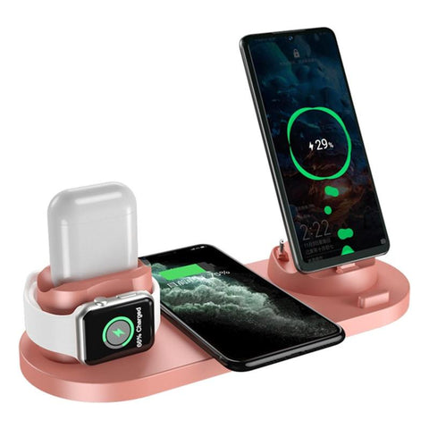 30W 10 in 1 Wireless Charger Stand Pad For iPhone 14 13 12 Apple Watch Qi Fast Charging-PA01038-Veeddydropshipping