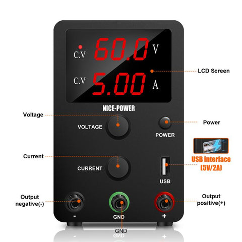 Power Supply Adjustable LED Digital Display-TI00668-Veeddydropshipping