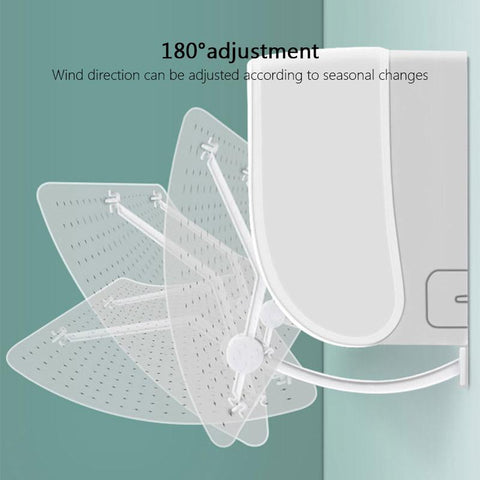 Scalable Hanging-type Air Conditioning Windshield-HA01002-Veeddydropshipping
