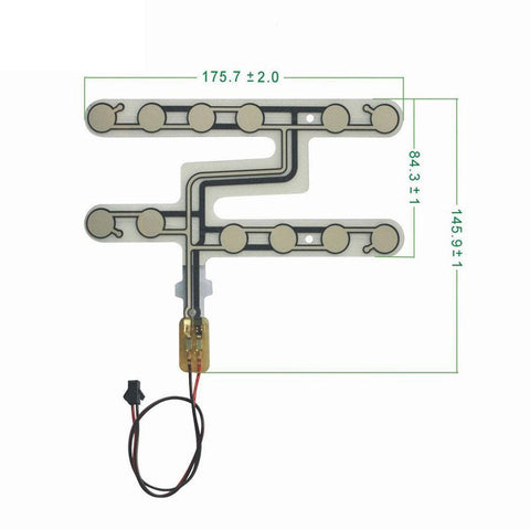 Universal Car Seat Pressure Sensor Safety Belt Warning Reminder Pad-AM00141-Veeddydropshipping
