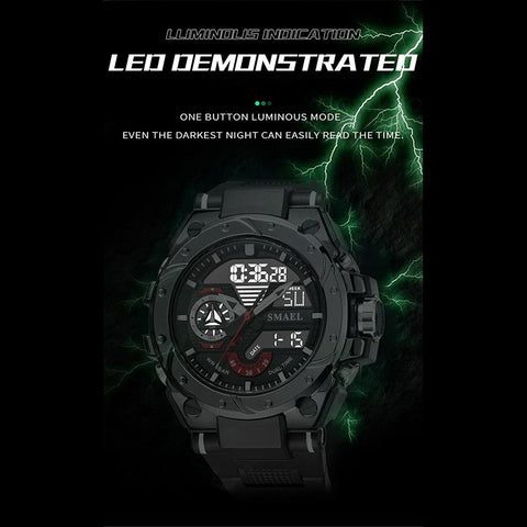 Sports Watches Waterproof Army Blue Stopwatch Display -JW00779-Veeddydropshipping