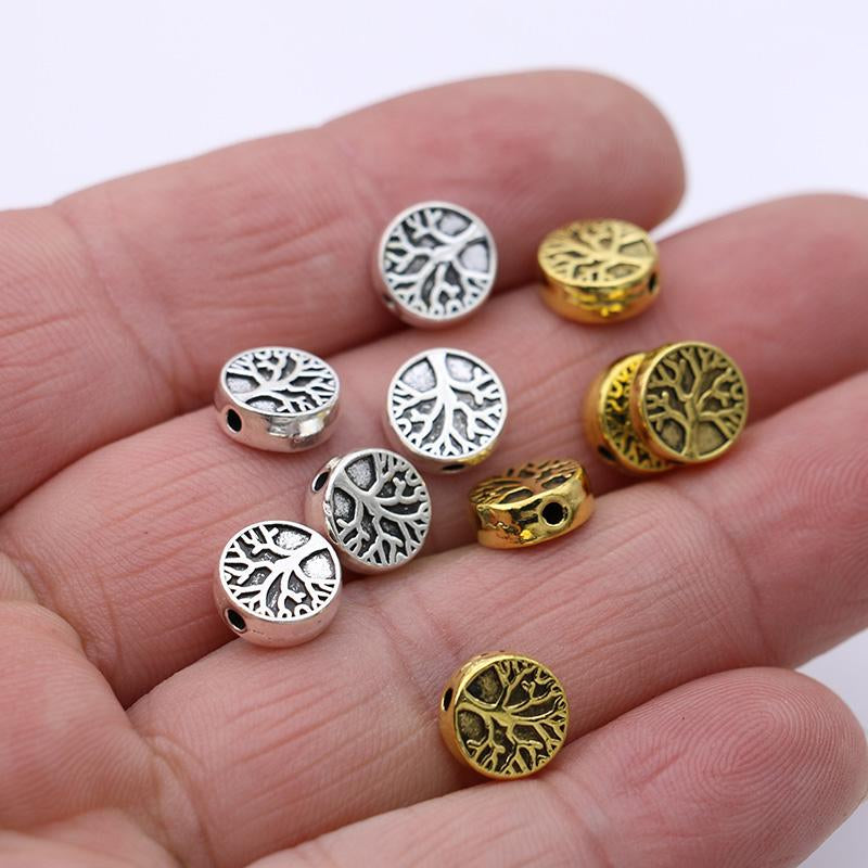 Tree of Life Loose Spacer Beads for Jewelry Making Bracelet DIY -JW01507-Veeddydropshipping