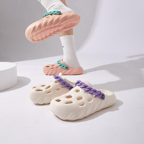 Platform Shoes Soft EVA Lovers Home Outdoor Slides-BS01147-Veeddydropshipping
