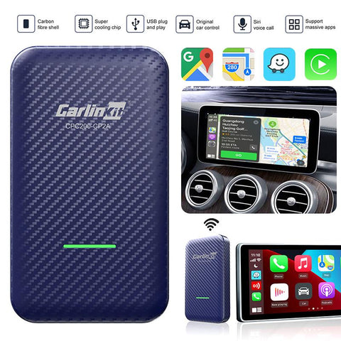 Carlinkit 4.0 for Wired to Wireless CarPlay Adapter Android Auto Dongle Car-AM00535-Veeddydropshipping