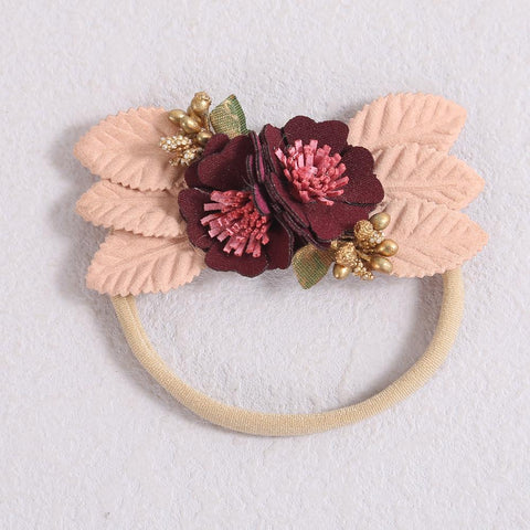 Baby Girl Headband Cute Baby Elastic Hair Band Newborn Head Flower Toddler-TB00478-Veeddydropshipping