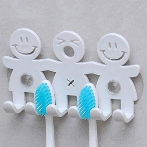 Toothbrush Holder Wall Mounted Suction Cup-HA01037-Veeddydropshipping