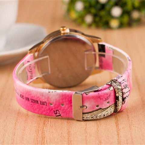 Leather Band Quartz Wrist Watch Fashion Quartz Wrist Watch -JW01087-Veeddydropshipping