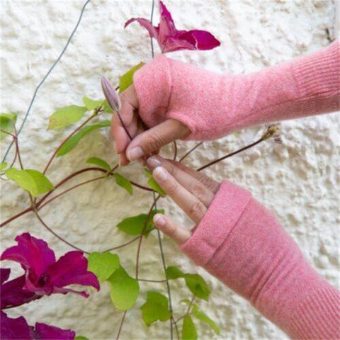 Cashmere Fingerless Gloves From Turtle Doves-WF01054-Veeddydropshipping