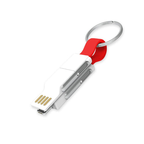 4 in 1 Charging Cable-Ultra Portable Charging/Keychain Cable -CE01126-Veeddydropshipping
