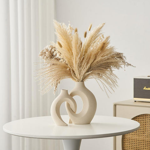 modern desk ceramic vase decorative vases-HA00250-Veeddydropshipping
