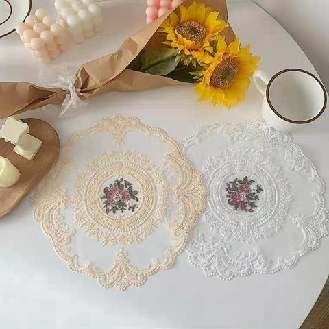 Lace Mat Dining Table Embroidery Craft-HA01839-Veeddydropshipping