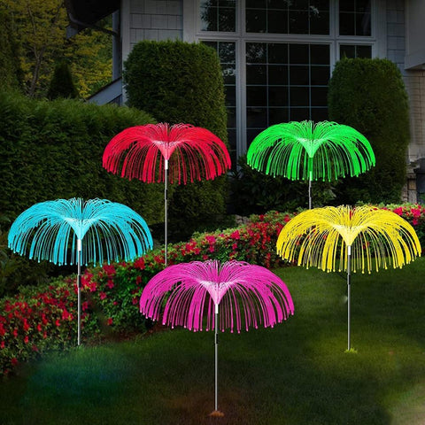 1-8Pcs Led Solar Jellyfish Lights Outdoor Solar Lights RGB Colorful-TI00809-Veeddydropshipping