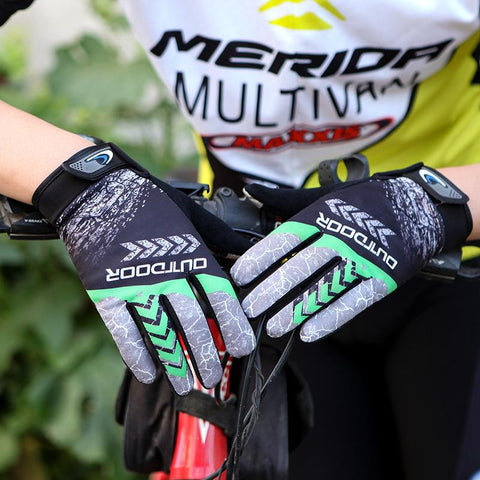 MTB Bike Bicycle Gloves Cycling Full Finger Glove Motorcycle Gloves Men Women -OS01132-Veeddydropshipping
