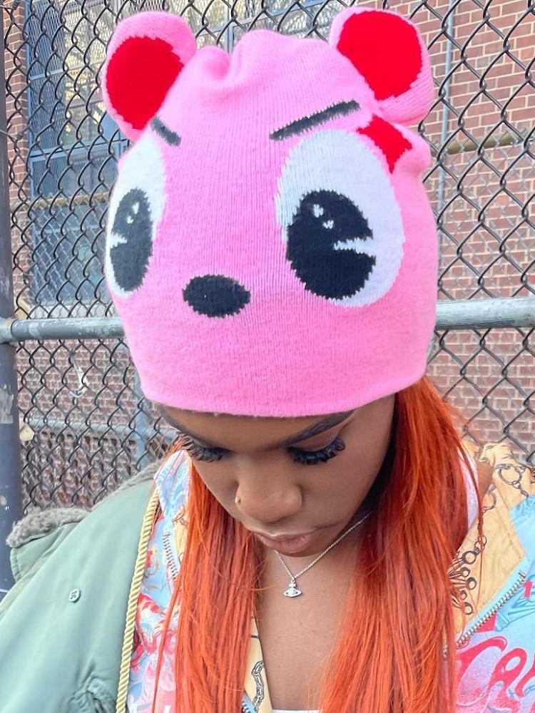 Hat Winter Knitted Hats Party Pink Funny Beanie Cap for-MF00925-Veeddydropshipping